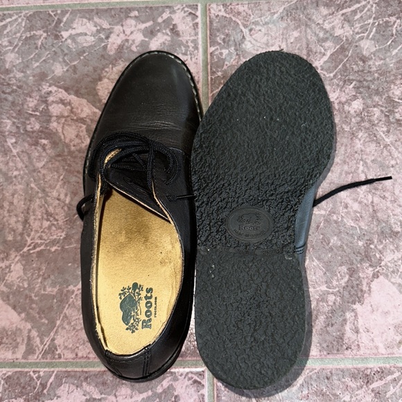 Roots woman’s black shoes with lace - Picture 3 of 4